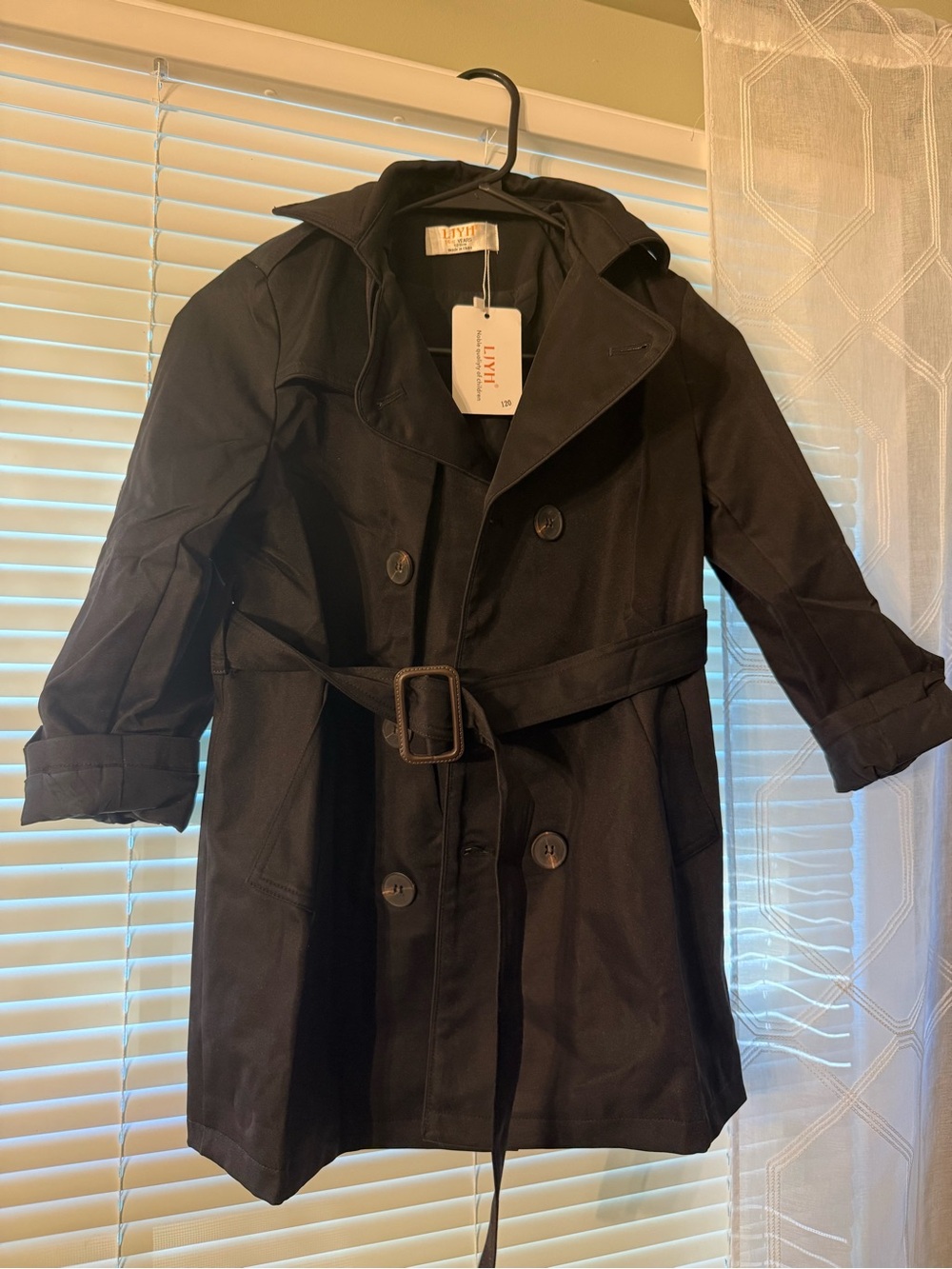 Kids Trench Coat with Belt